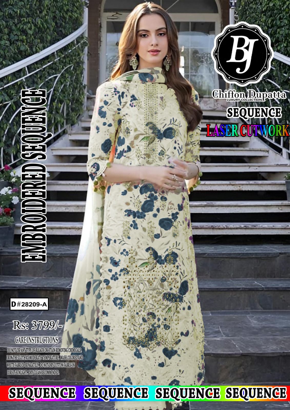 3 PIECE EMBROIDERED LAWN COLLECTION