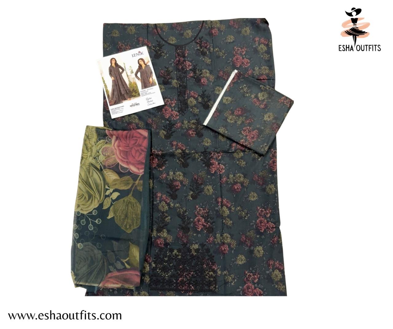 3 PIECE EMROIDERED LAWN COLLECTION