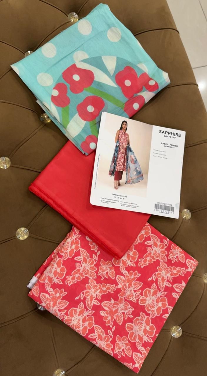 3 PIECE SAPPHIRE LAWN COLLECTION