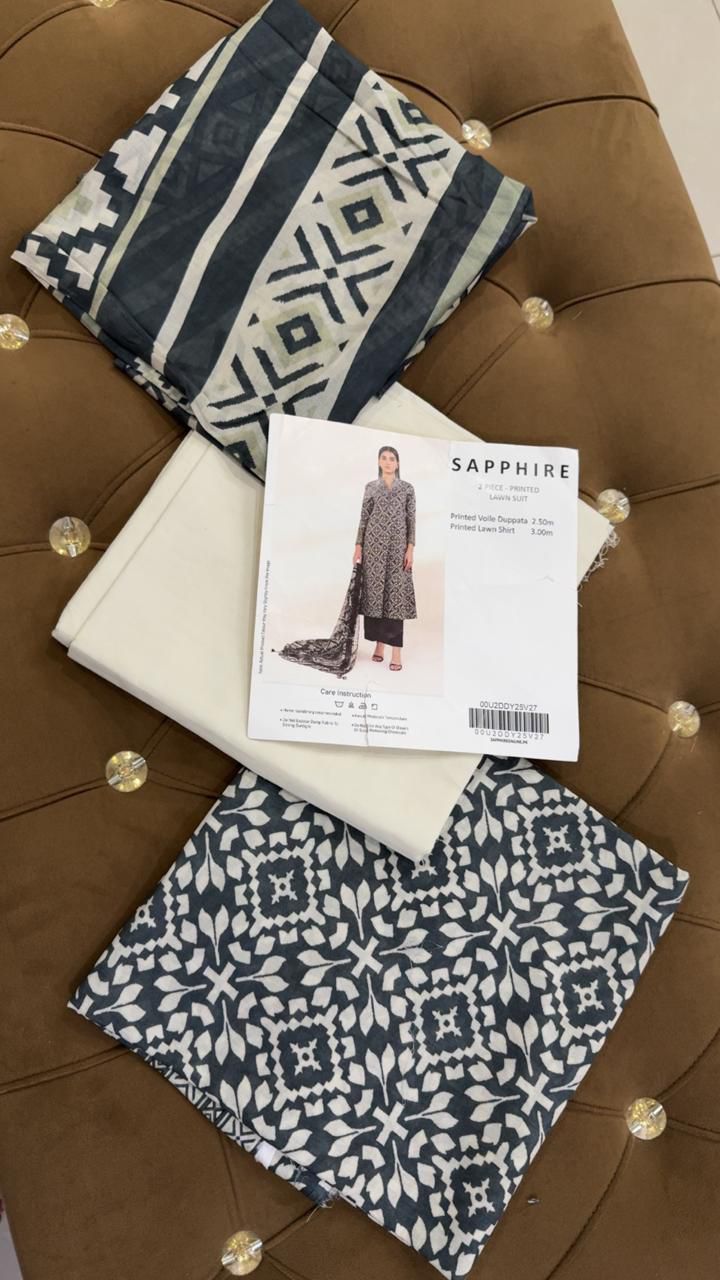 3 PIECE SAPPHIRE LAWN COLLECTION