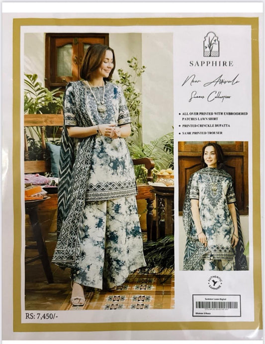 3 PIECE EMBROIDERED LAWN COLLECTION