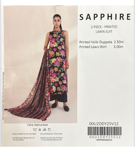 3  PIECE SAPPHIRE LAWN COLLECTION