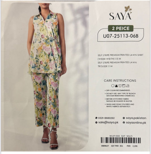 2 PIECE SAYA LAWN COLLECTION