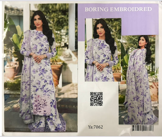 3 PIECE EMBROIDERED LAWN COLLECTION