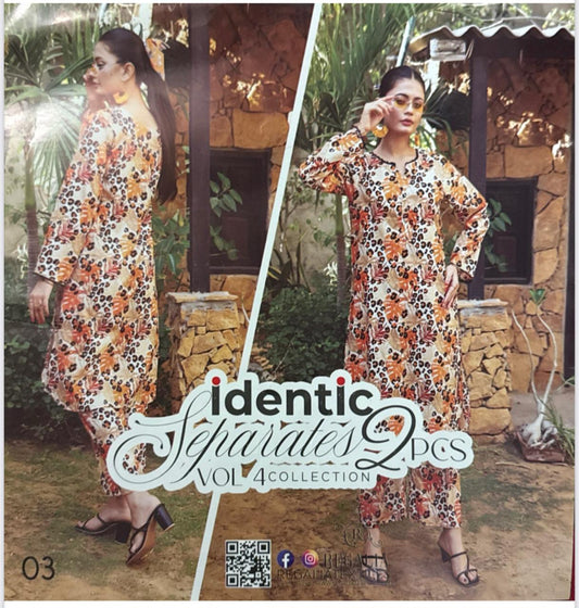 2 PIECE IDENTIC  LAWN COLLECTION