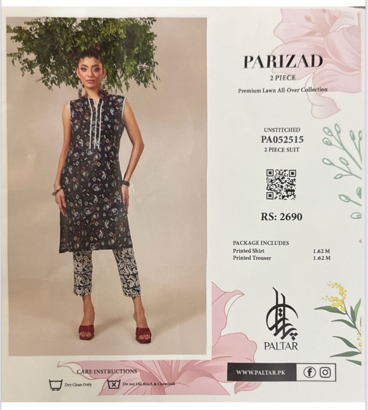 2 PIECE PARIZAD LAWN COLLECTION