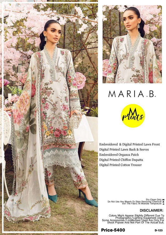3 PIECE MARIA B LUXURY LAWN COLLECTION