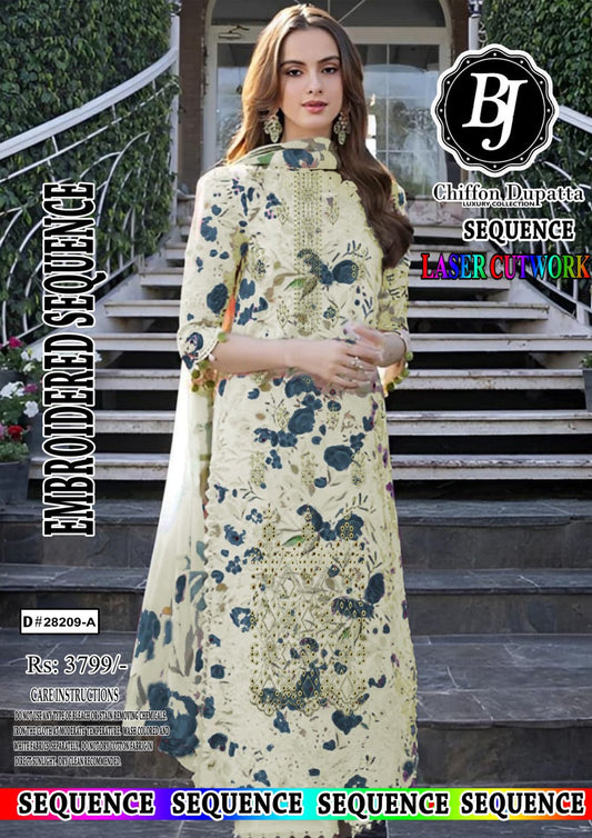3 PIECE EMBROIDERED LAWN COLLECTION