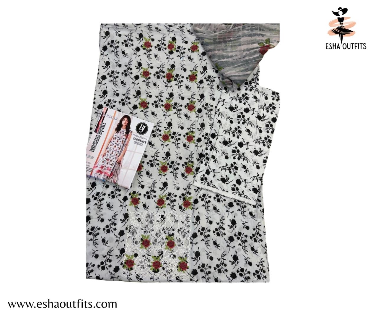 3 PIECE EMBROIDERED LAWN COLLECTION