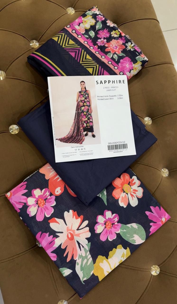 3  PIECE SAPPHIRE LAWN COLLECTION